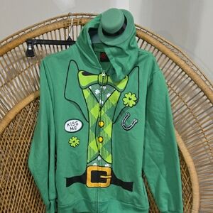 Green Kids Hoodie St. Patrick's Day